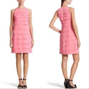 White House Black Market Scalloped Shift Dress